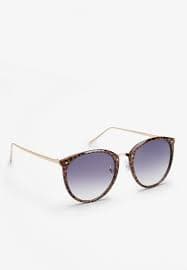 TWELVE™ Leopard Round Sunglasses | maurices