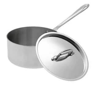 All-Clad Stainless Steel Sauce Pan with Lid and Side Handles