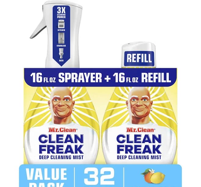 Mr. Clean Clean Freak All Purpose Cleaning Spray Kit Lemon Zest 32 fl oz