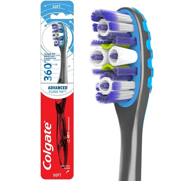 Colgate 360 Advanced Floss Tip Toothbrush