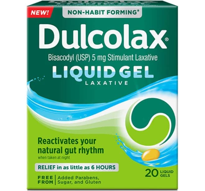 Dulcolax Stimulant Laxative Liquid Gels