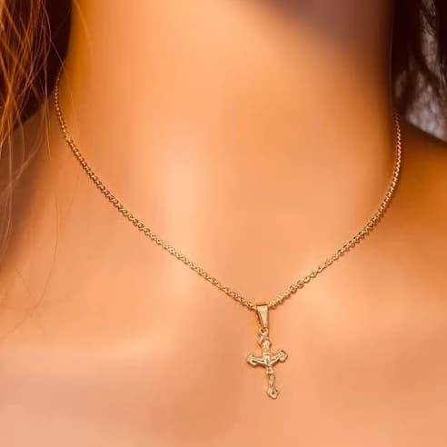 Gold Filled Cross Necklace