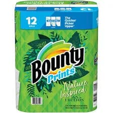 Bounty Select-A-Size Paper Towels Prints