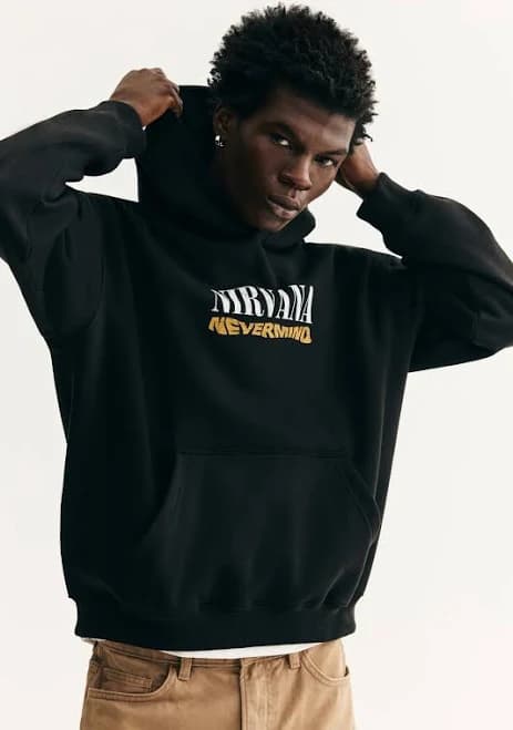 H&M Men's Loose Fit Hoodie