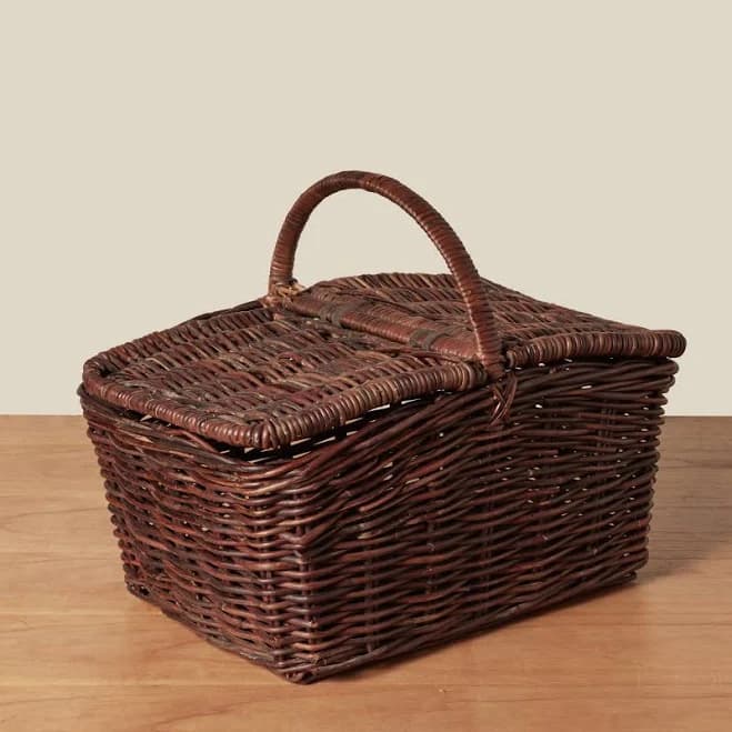 Hudson Woven Picnic Basket