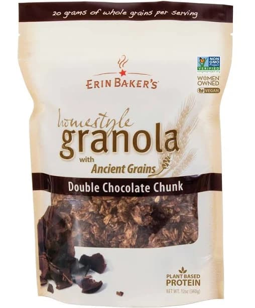 Erin Baker's Erin Double Chocolate Chunk Homestyle Granola