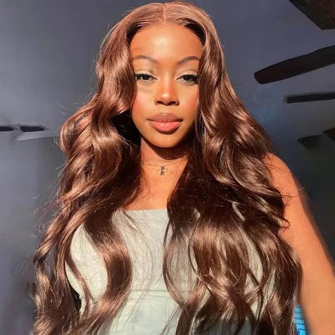 Straight and Body Wave #4 Glueless Lace Front Wigs
