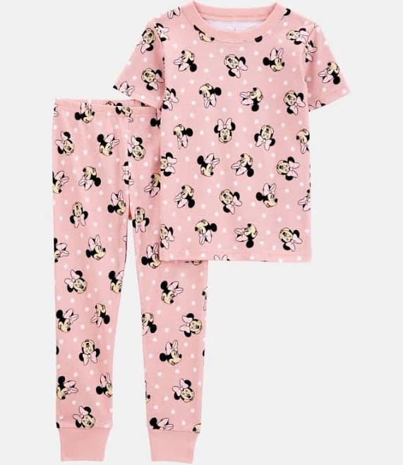 Carter's Toddler Girl Minnie Mouse Snug Fit Cotton Pajamas