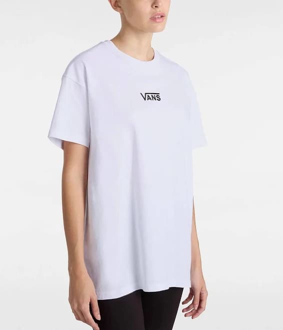 Vans Womens Flying V Oversized White T-Shirt