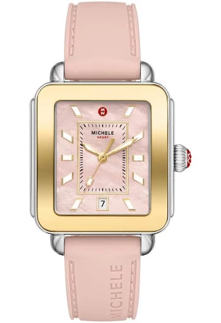 MICHELE Women's Deco Sport Silicone Watch