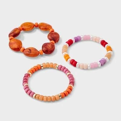 Universal Thread 3ct Beaded Bracelet Set