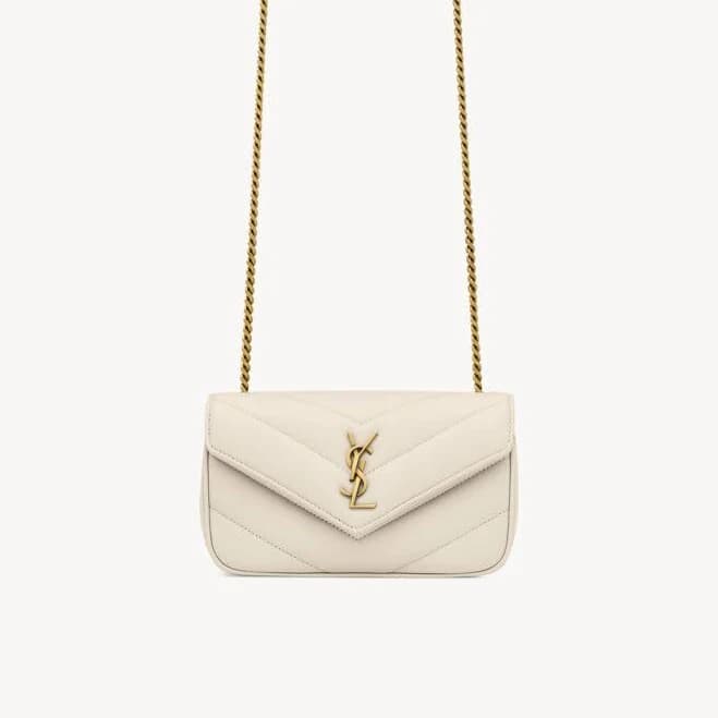 Saint Laurent Women's Loulou Mini Lambskin Bag