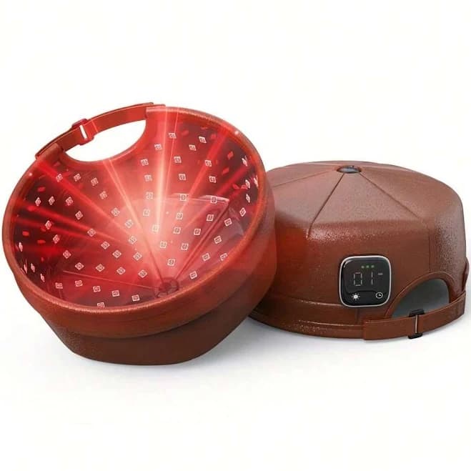 KTS Wireless Red Light Relax Hair Growth Cap - 3000mAh Rechargeable, 850nm+660nm, USB-Powered, Portable Design For Home Use, Promotes Hair Growth &