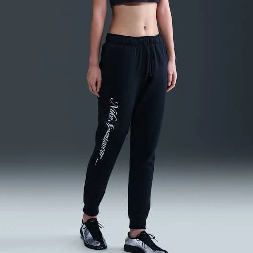 Nike Women's Sportswear Club Fleece Mid-Rise Graphic Pants