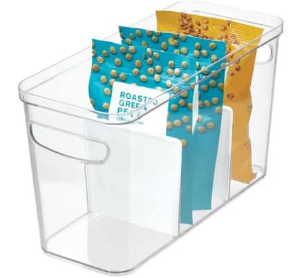 iDesign Crisp Divided Bin