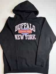 Happy Dad Buffalo New York Black Hoodie Size Men's Medium Hard Seltzer