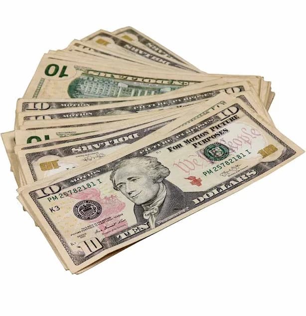 $10 RealAged Full Print New Series Bills - Prop Money 100 Bills
