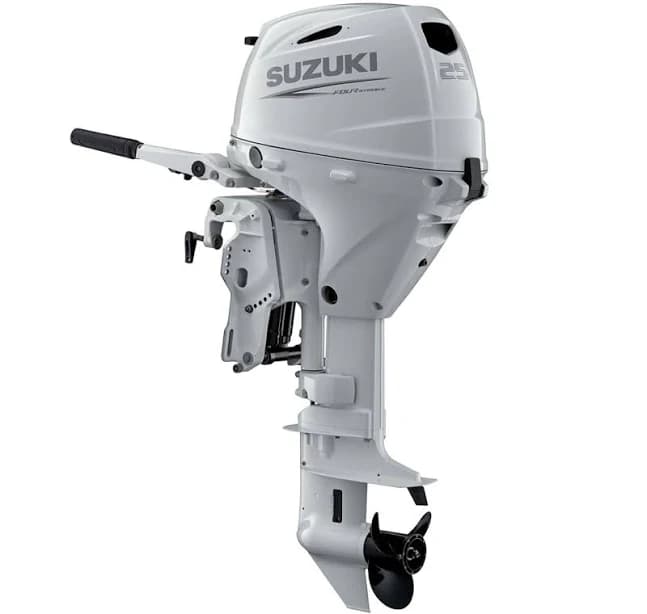 Suzuki 25 HP 20" Shaft Outboard Motor (Electric Start & Power Trim and Tilt) - DF25ATHLW4 | OnlineOutboards.com