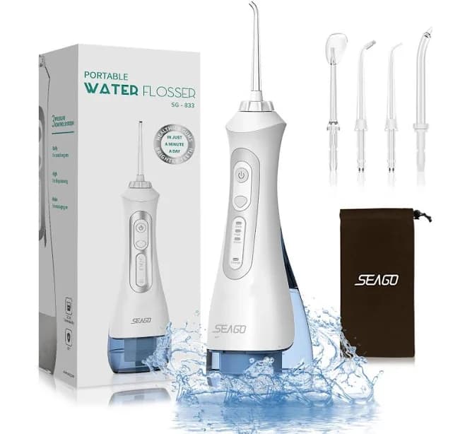 Water Flosser Dental Irrigator Portable 3 Modes 200ml Water Jet