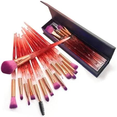 Pureoriginal Professional Rainbow Makeup Brushes