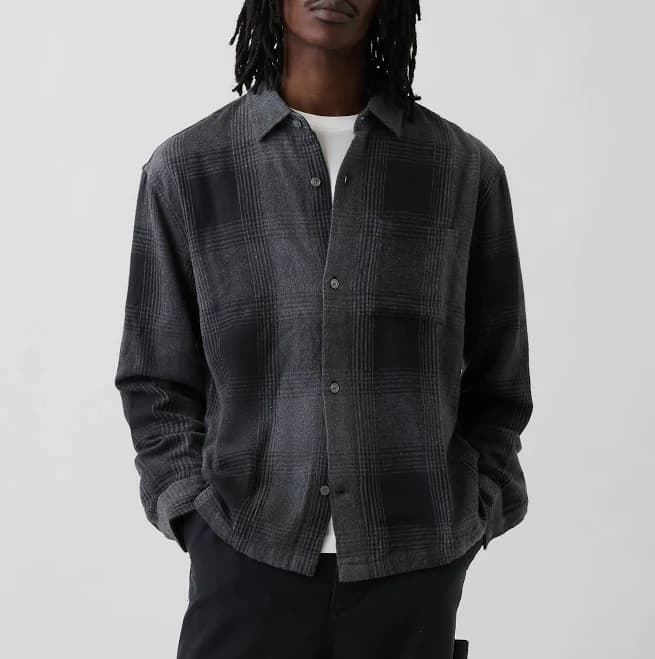 Gap Men's Relaxed Flannel Shirt