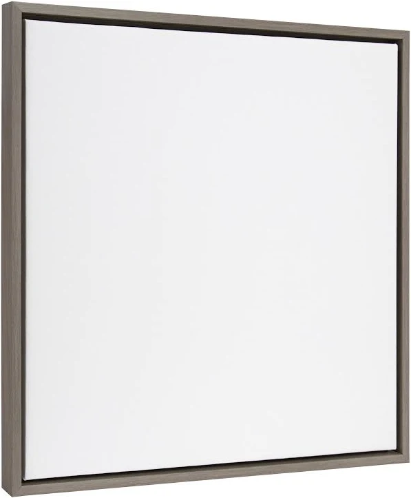Kate and Laurel Sylvie Blank Framed Canvas Wall Art