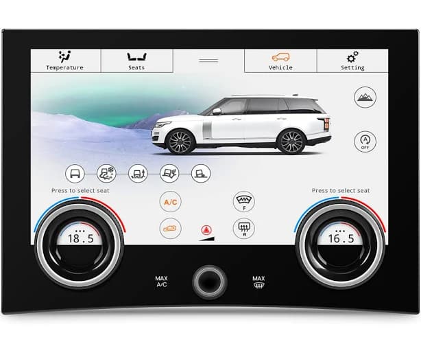 Land Rover | Range Rover | Climate Control Panel | 10.1-inch Touch IPS Screen | Original Function Retained | AIR405V