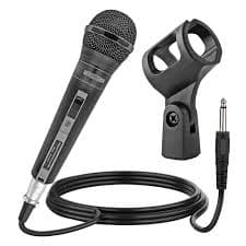 5 CORE Microphone Dynamic Vocal Handheld Mic Cardioid Unidirectional Microfono w On Off Switch + XLR Audio Cable for Singing Karaoke Public Speaking & Parties - PM 757 - Walmart.com