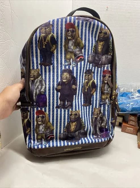 Sprayground Leopard Bears Backpack