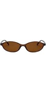 Amazon.com: Plinvo Retro Oval Driving Sunglasses - UV400 Protection Trendy Round Eyewear for Women & Men (Black Grey) : Clothing, Shoes & Jewelry