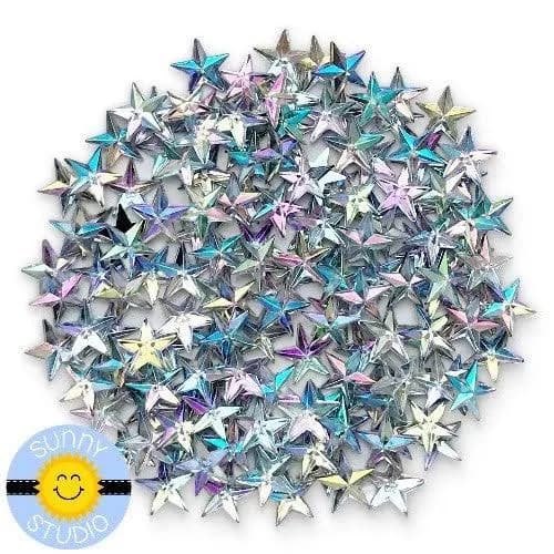 Sunny Studio Iridescent Star Jewels Rhinestones Crystals