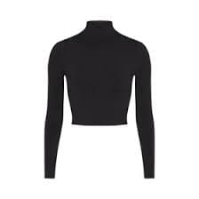 NikeSKIMS VINTAGE SEAMLESS MOCK NECK CROP TOP | PHOENIX | SKIMS