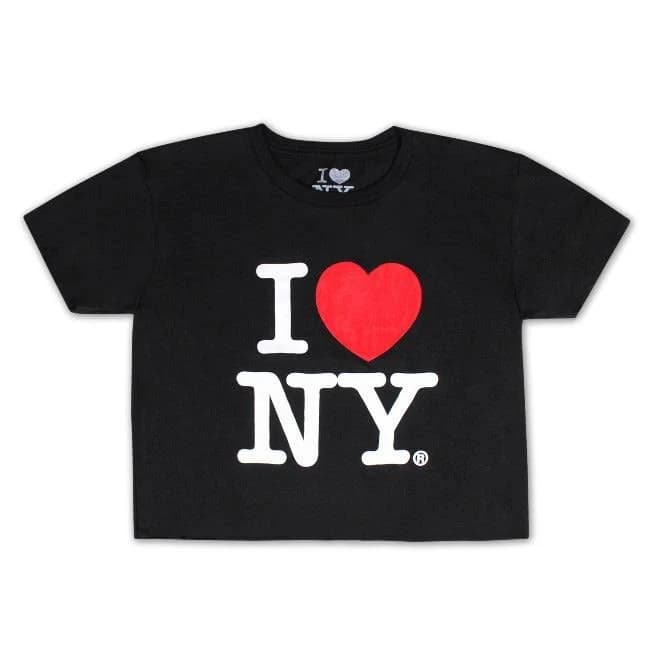 I Love NY Women's Crop Top T-Shirt