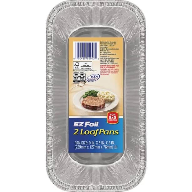 EZ Foil Loaf Pan 2-Count