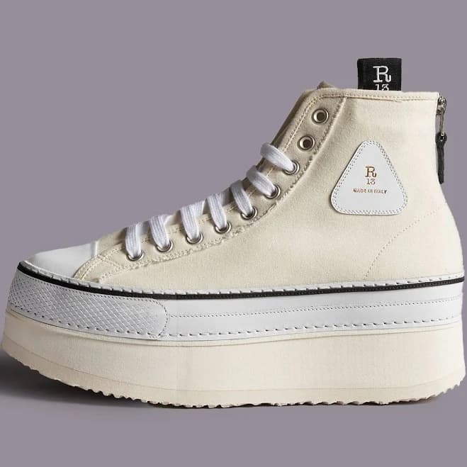 R13 Courtney Platform High Top Sneaker