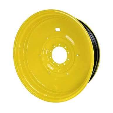 16x46 10 Hole Dual Wheel (with weight holes) - JD Yellow