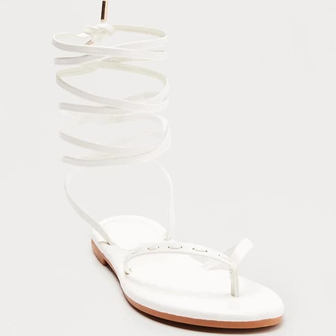 Fashion Nova Playa Vista Wrap Up Sandals