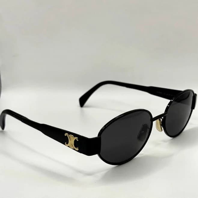 Celine Triomphe Metal 01 Sunglasses Gold/black