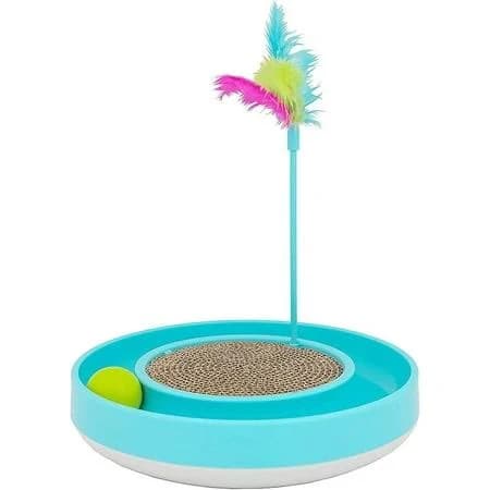 OurPets Wobble Scratch Track Cat Toy