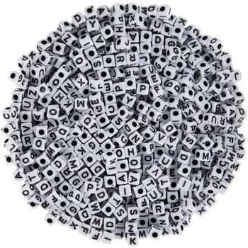Square Letter Beads