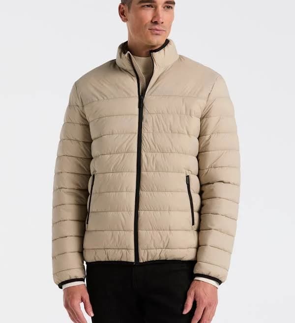 Perry Ellis Men's Lightweight Puffer Jacket