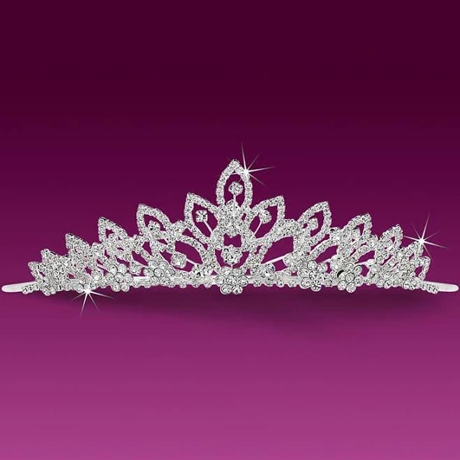 Majestic Crystal Rhinestone Tiara