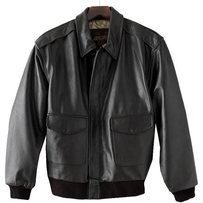 Excelled Men's Leather A-2 Bomber Jacket