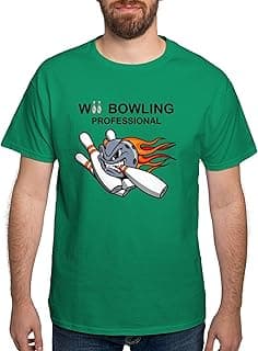 Wii Bowling Professional T Shirt Men's 100% Cotton, Classic Graphic White T-Shirt