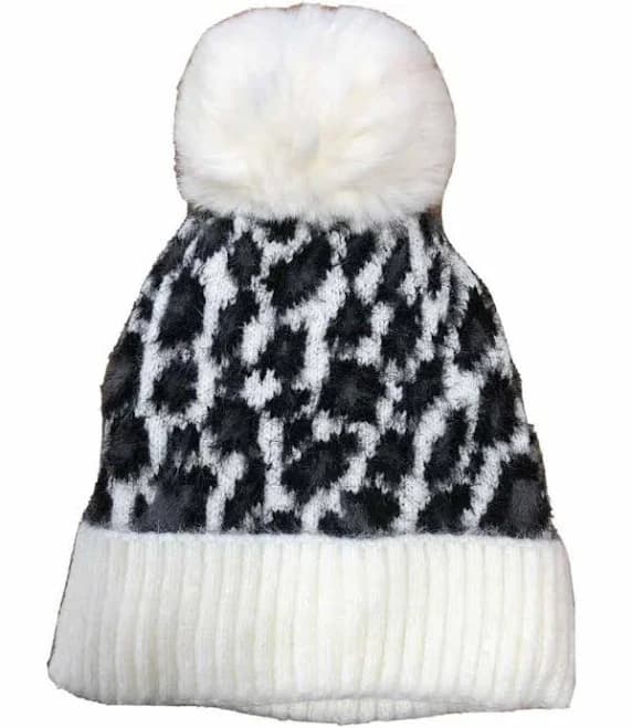 Barrington Women's Silky Soft Leopard Print Beanie Hat