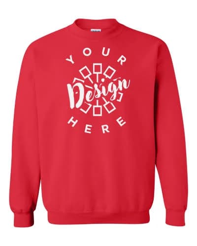 Gildan Custom Printed Heavy Blend Crew Neck Sweatshirt