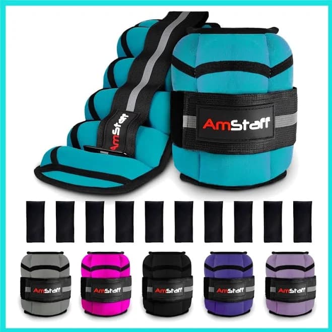 Amstaff Fitness Adjustable Ankle Weights