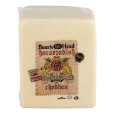 Boar's Head Deli Bold Horseradish White Cheddar Cheese Apx 1/2 kg