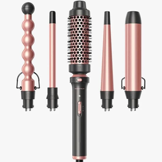Wavytalk Multi Curl 5-in-1 Curling Wand Set