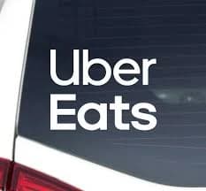 Uber Sticker Eats Vinyl Decal Car Truck SUV Van Window PICK Sizes + Colors